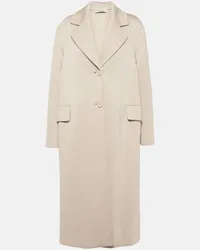 Max Mara Cappotto Radice in jersey Bianco