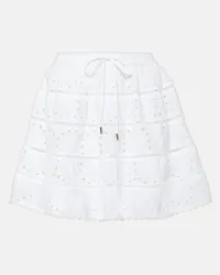 Melissa Odabash Skort Angela in cotone Bianco