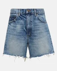 Nili Lotan Shorts di jeans Yoann in denim Blu