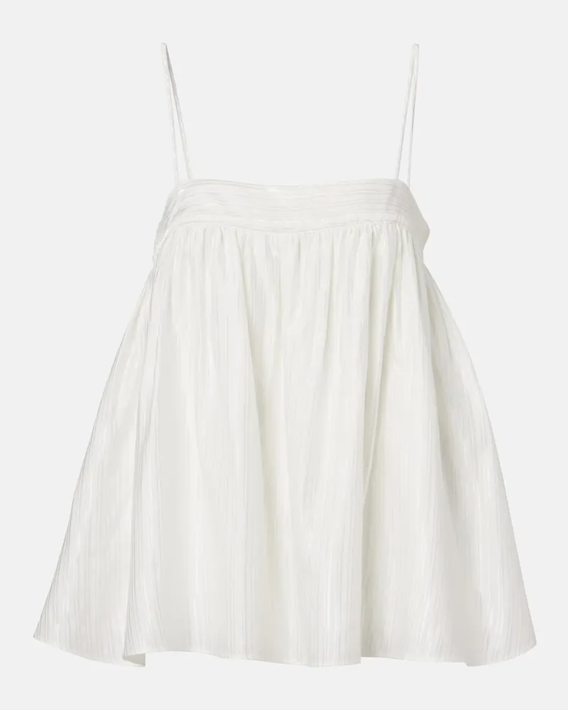 ROTATE Birger Christensen Camisole a righe Bianco