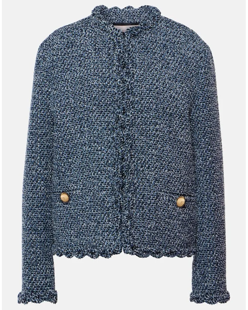 Valentino Garavani Giacca in tweed Blu