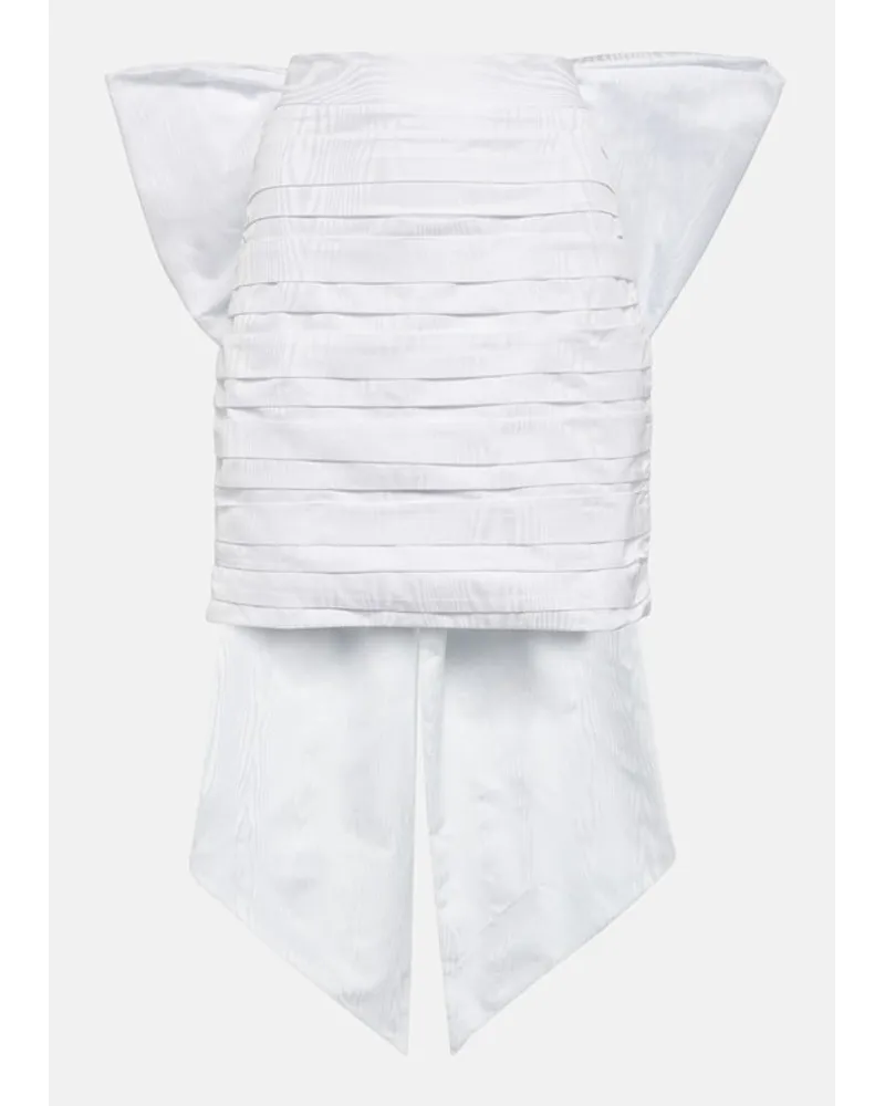 Rebecca Vallance Minigonna con fiocco Bianco