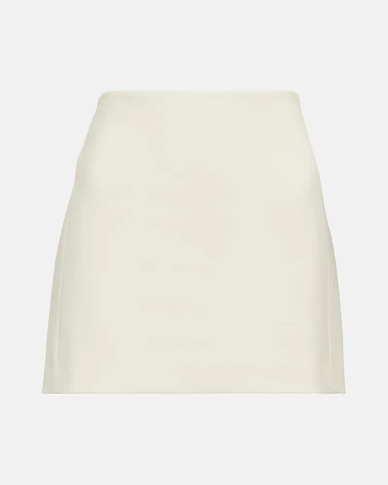 WARDROBE.NYC Minigonna in lana vergine Bianco