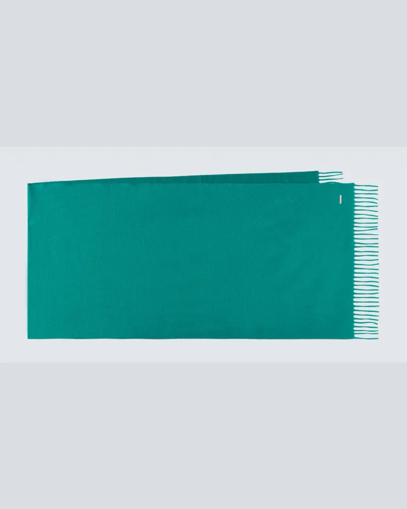 Loro Piana Sciarpa Large in cashmere Verde