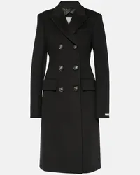 SPORTMAX Cappotto doppiopetto Selim in lana Nero