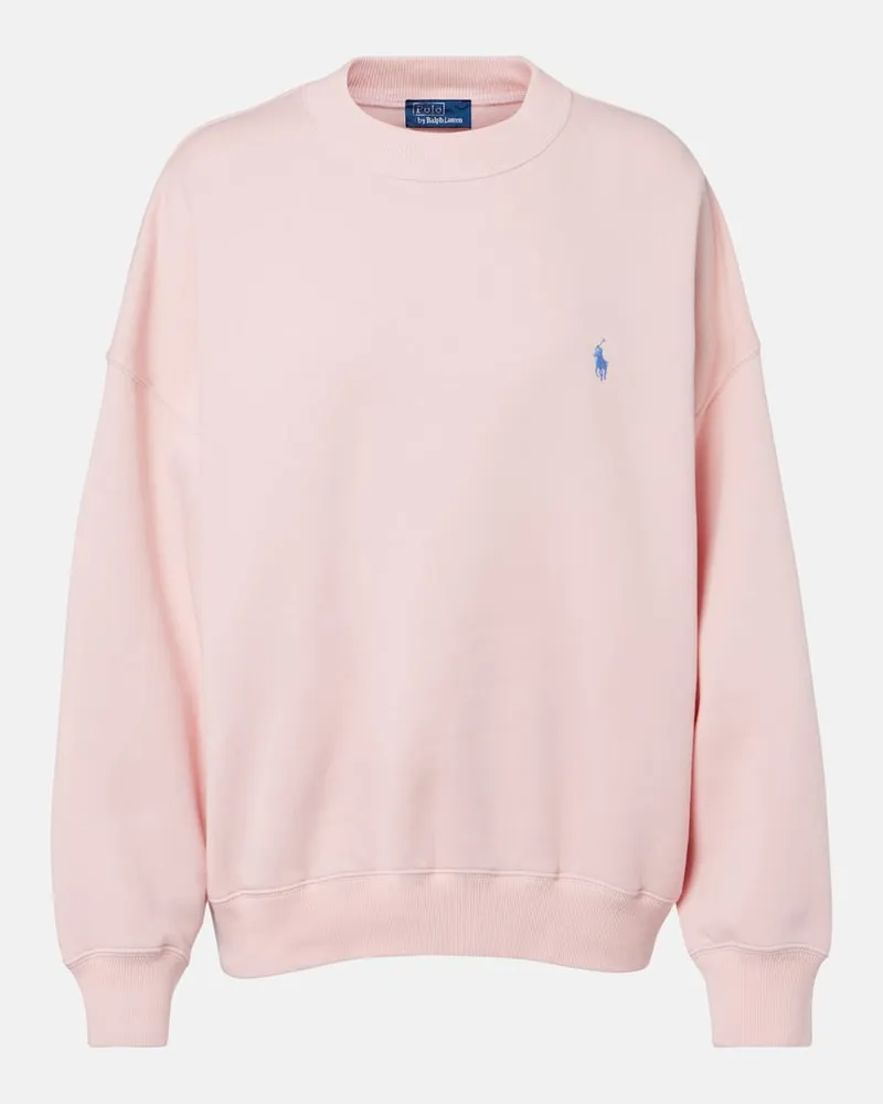 Ralph Lauren Felpa in misto cotone Rosa