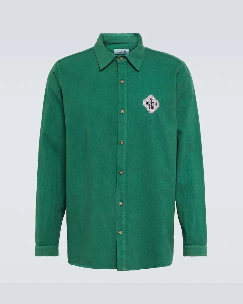 ADISH x The Inoue Brothers - Camicia in cotone Verde