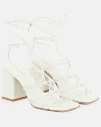 Gianvito Rossi Sandali Minas in pelle Bianco