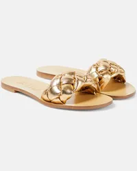 SOULIERS MARTINEZ Sandali Pelota in pelle Oro