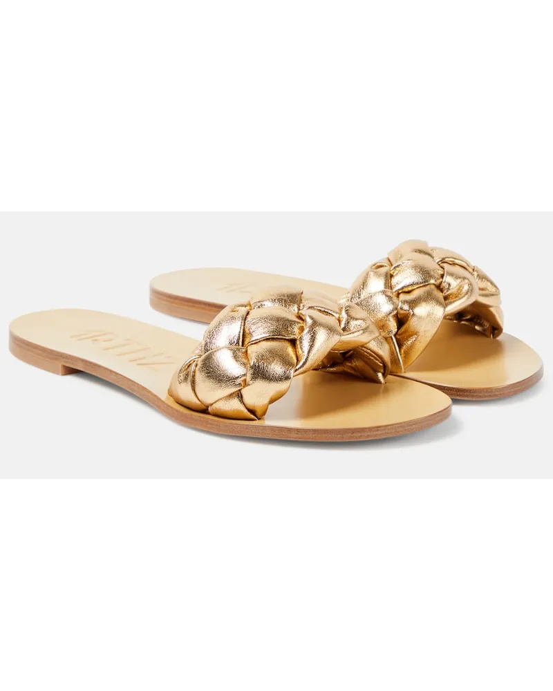 SOULIERS MARTINEZ Sandali Pelota in pelle Oro