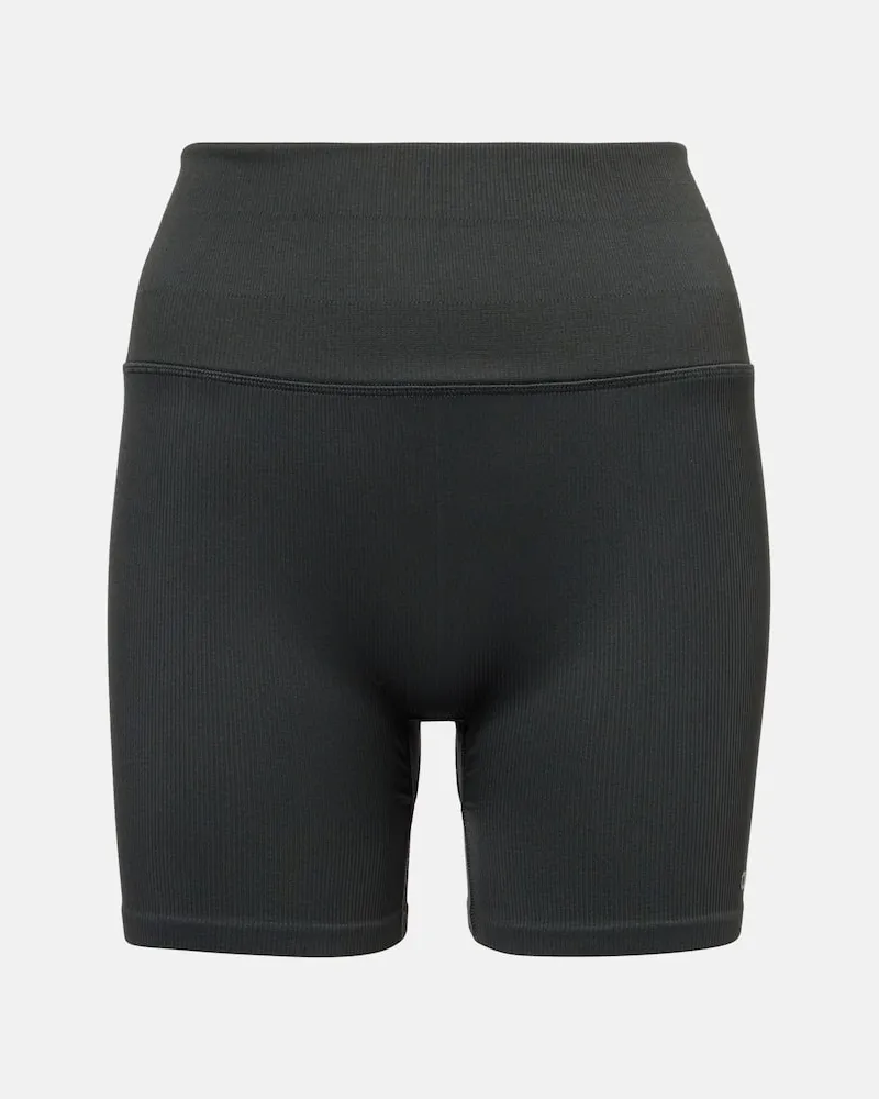 alo Shorts Seamless Ribbed Favorite Verde