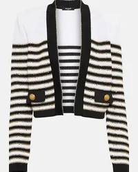 Balmain Cardigan a righe Multicolore