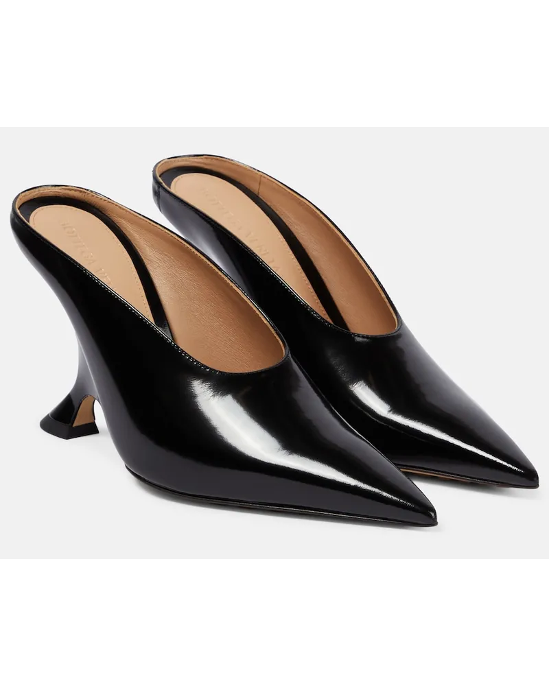 Bottega Veneta Mules Rocket in vernice Nero