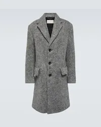 Dries van Noten Cappotto in misto lana Grigio