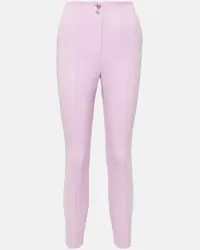 Veronica Beard Pantaloni slim cropped Kean a vita alta Viola