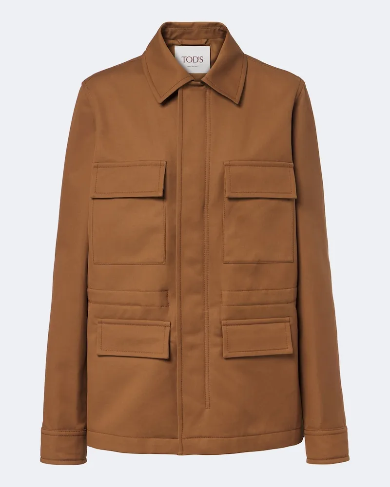 TOD'S Giacca in cotone Marrone