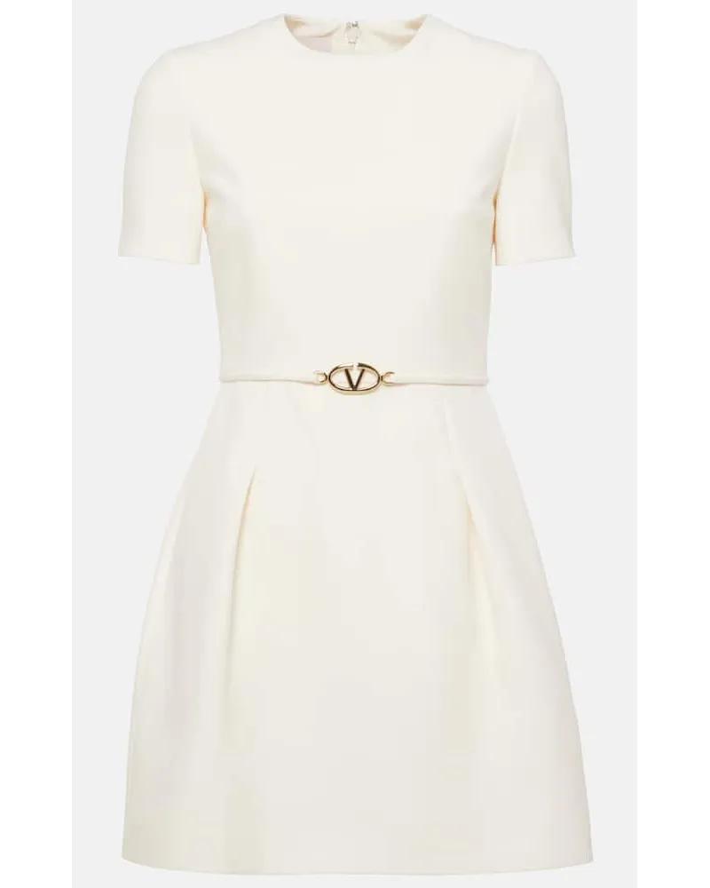 Valentino Garavani Abito corto in Crepe Couture Bianco