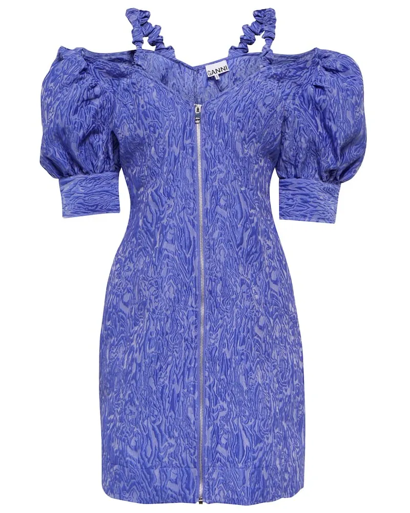 Ganni Miniabito in jacquard Viola
