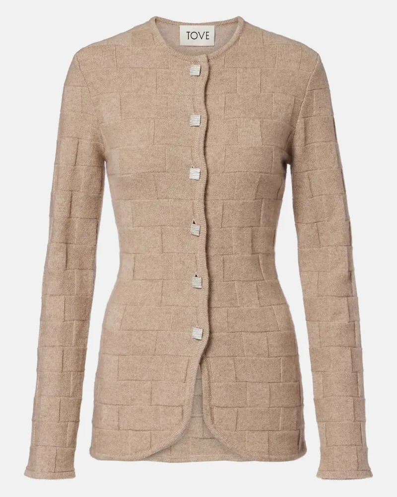 TOVE Cardigan Uma in cashmere Beige