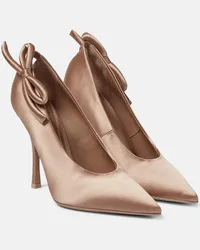 Valentino Garavani Pumps Nite-Out in raso con cut-out Neutro