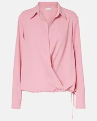 Dries van Noten Blusa a portafoglio Rosa