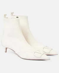 Valentino Garavani Stivaletti VLogo Signature 40 in pelle Bianco