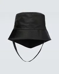 Prada Cappello da pescatore in Re-Nylon Nero