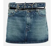 Minigonna di jeans Y Belt
