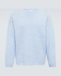 ERL Pullover spazzolato Blu