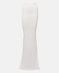 Rick Owens Lilies - Gonna lunga in jersey Bianco