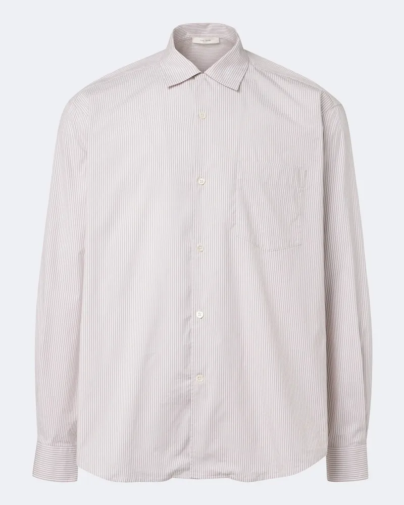 The Row Camicia Vanja in cotone a righe Bianco