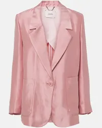 Dorothee Schumacher Blazer Slouchy Elegance in raso Rosa