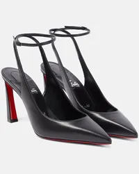 Christian Louboutin Pumps slingback Condora 85 in pelle Nero