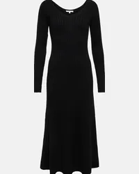 Dorothee Schumacher Abito midi Smooth Silhouettes in misto lana Nero