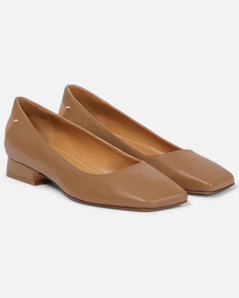 Maison Margiela Pumps Four Stitches in pelle Beige