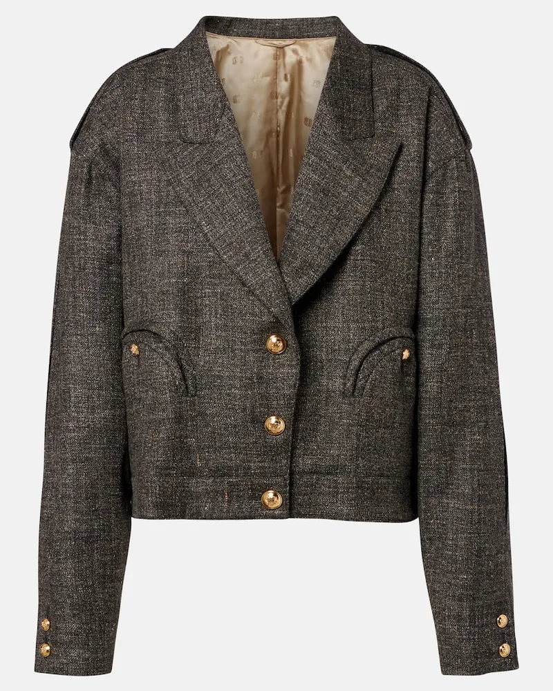 Blazé Milano BlazÃ© Milano Giacca Gloriana Charlotte in tweed Grigio