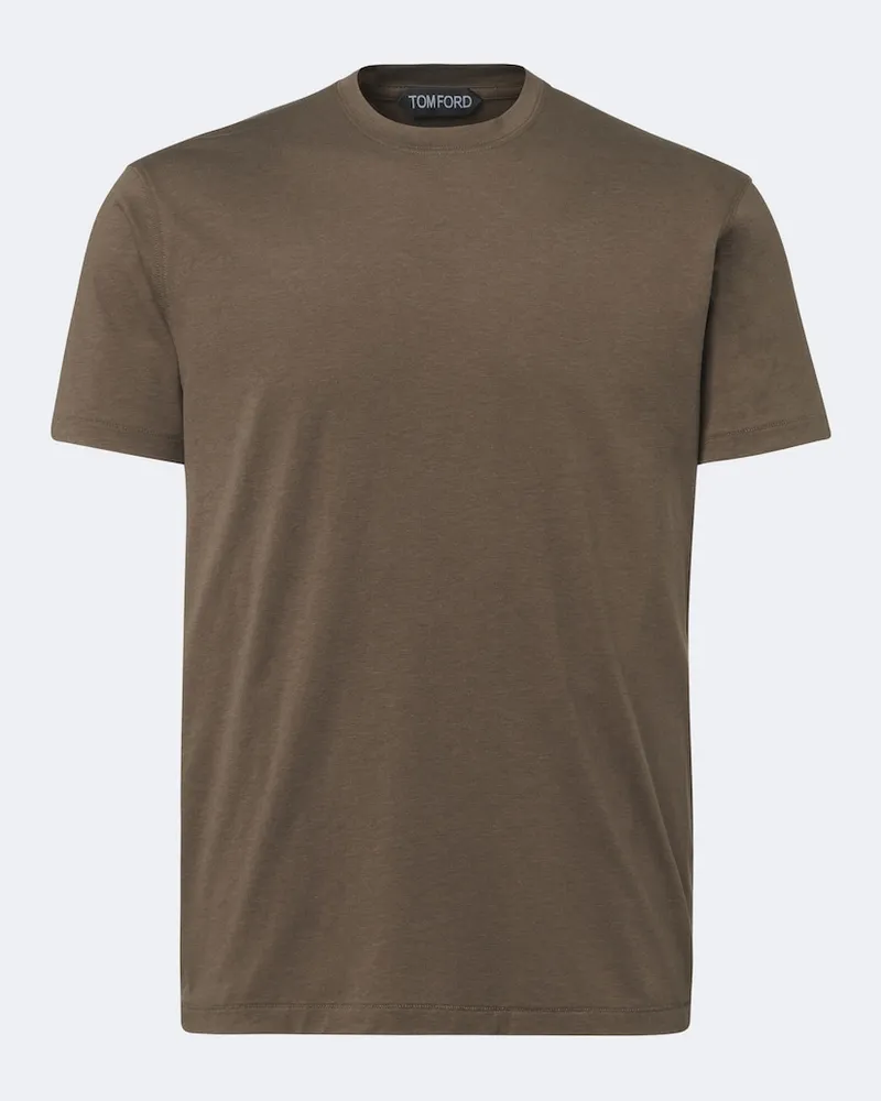 Tom Ford T-shirt in jersey Verde