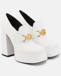 Versace Pumps mocassino Medusa '95 in pelle Bianco