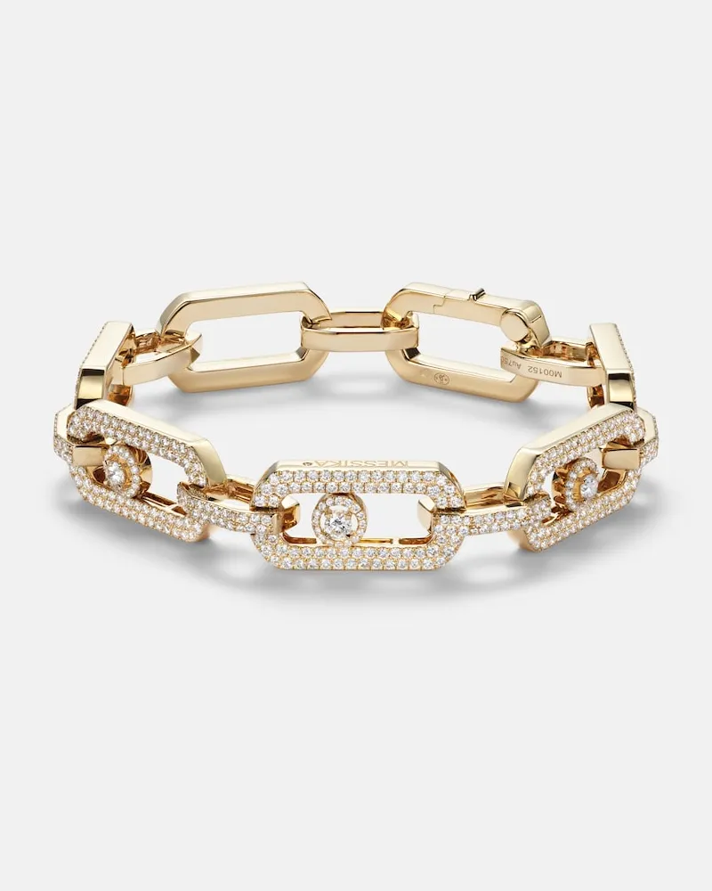 Messika Bracciale So Move in oro 18kt con diamanti Oro