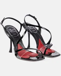 Roger Vivier Sandali in PVC e vernice Nero