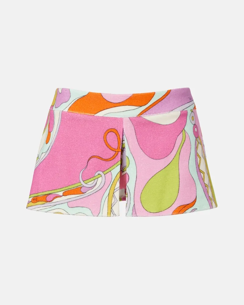 Emilio Pucci Gonna pantalone Orchidee in misto cotone Multicolore