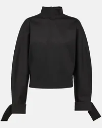 Victoria Beckham Lupetto in jersey Nero