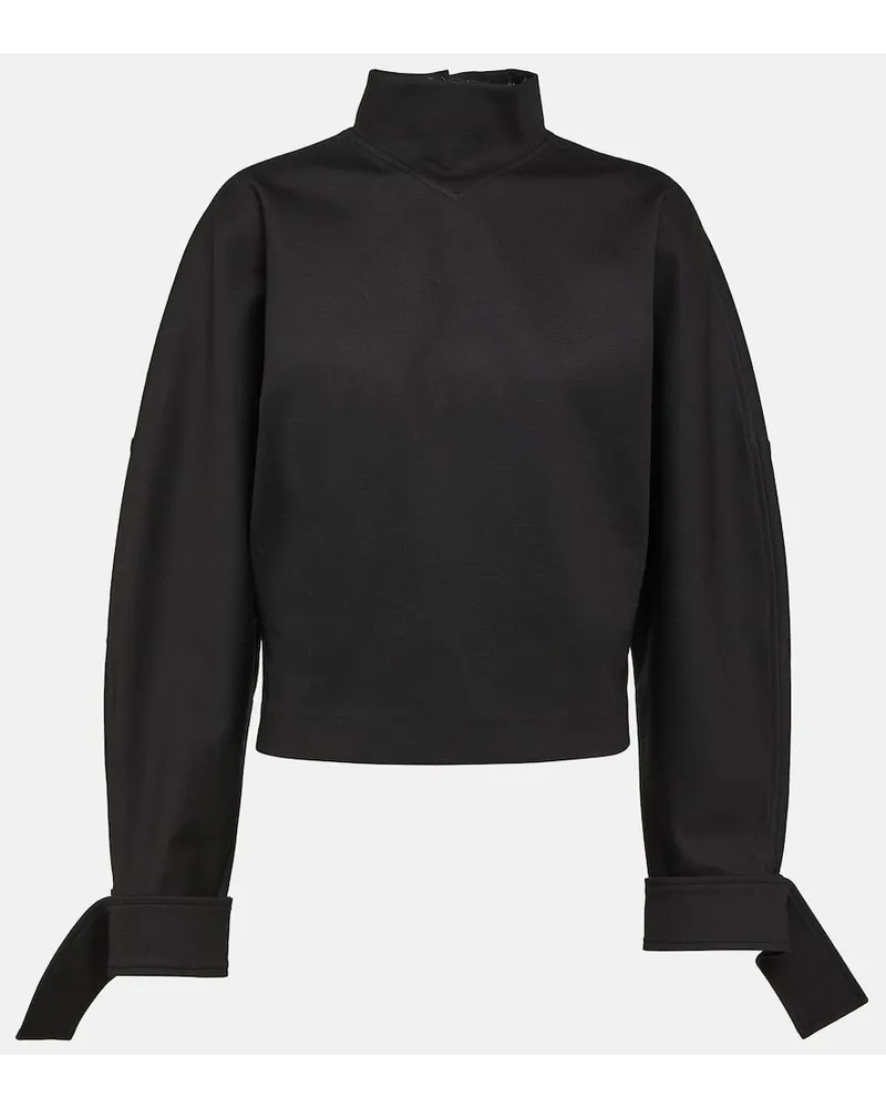 Victoria Beckham Lupetto in jersey Nero