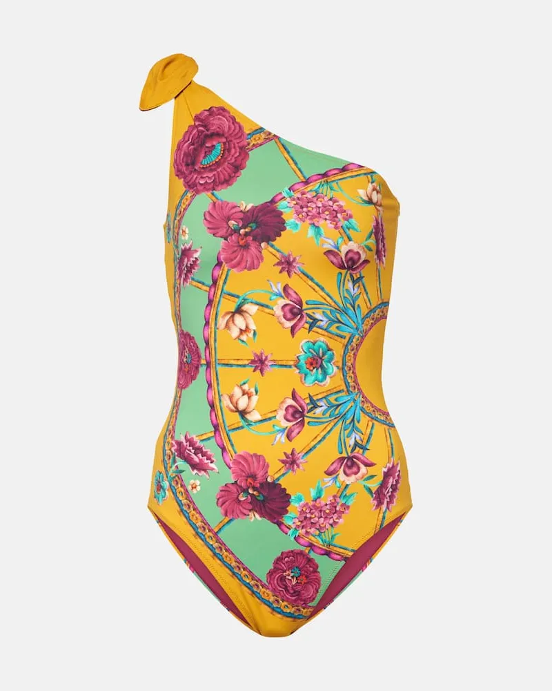 La DoubleJ Costume intero monospalla Goddess Multicolore