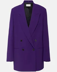 Dries van Noten Blazer doppiopetto oversize Bliss Viola