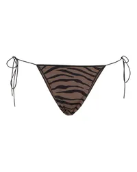 TROPIC of C Slip bikini The C con stampa zebrata Grigio