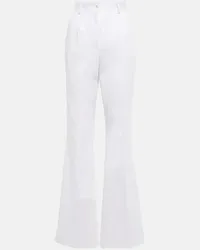 Dolce & Gabbana Pantaloni flared a vita alta Bianco