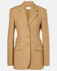 SPORTMAX Blazer Opice in misto lana Beige