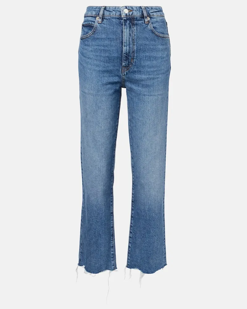 Frame Denim Jeans regular cropped Ruler Blu