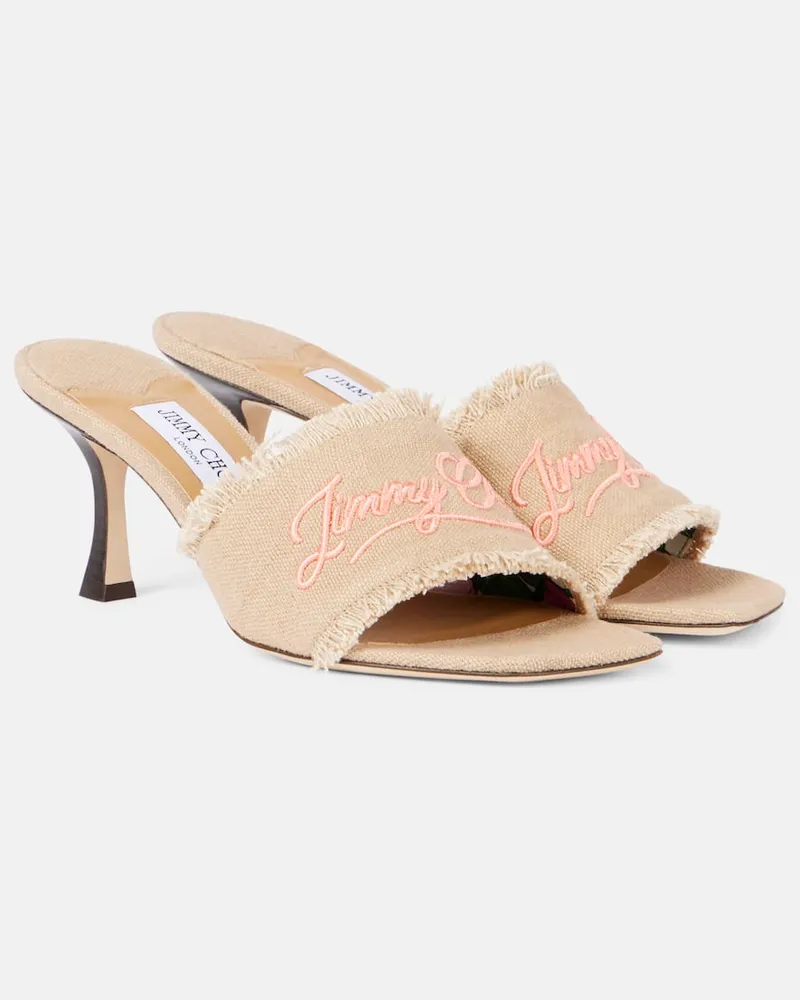 Jimmy Choo Mules Alexia 70 Rosa